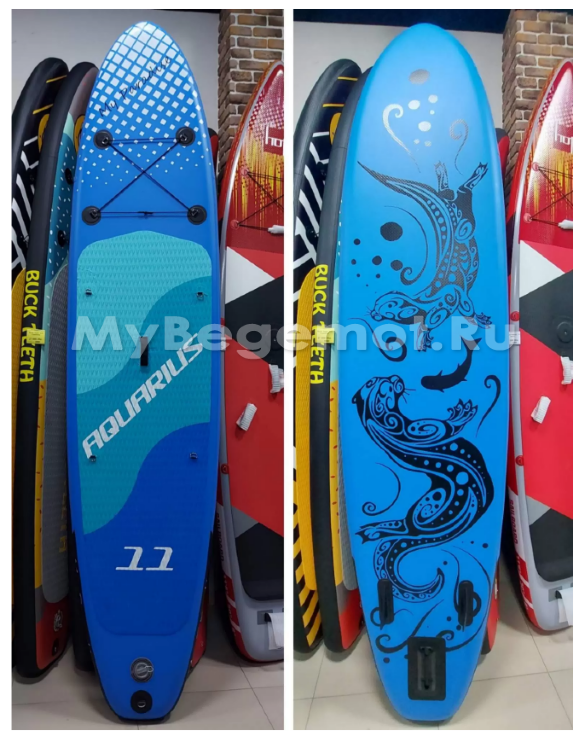 НАДУВНАЯ SUP-ДОСКА  AQUARIUS BLUE 335x80x15 (Аренда Москва)
