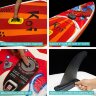 Надувная САП доска SUP-борд FunWater Koi 335x84x15 см