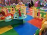 Мягкий пол в детскую комнату, коврики-пазлы из ЭВА 50х50x1 см, желтый